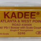 Kadee 5246 HO Atlanta & West Point HO 40' PS-1 Boxcar #38009