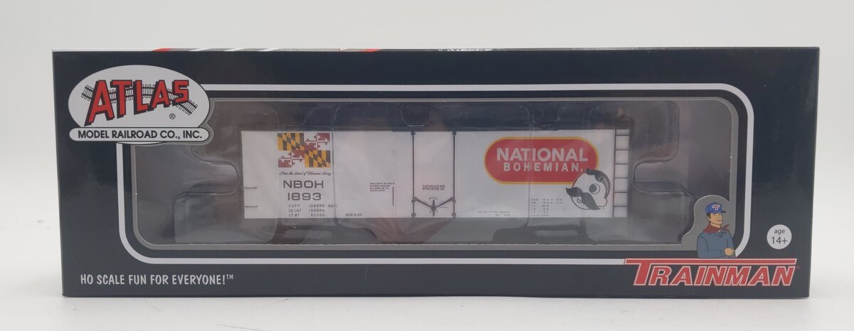Atlas 20006348 HO National Bohemian 40' Plug Door Boxcar #1893