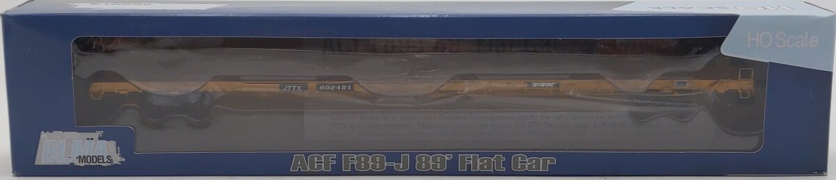 BLMA Models 51043 HO ACF F89-J 89' Flatcar w/Bulk/Pipe Riser Details #602481