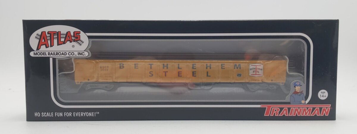 Atlas 20006869 HO Bethlehem Steel Evans 52' Gondola #2049