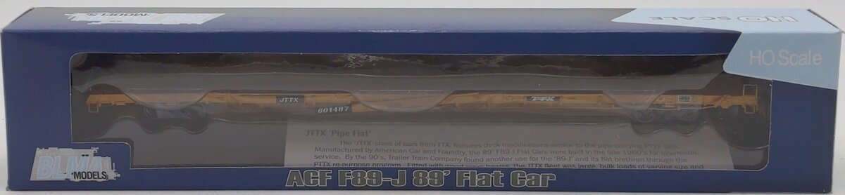 BLMA Models 51040 ACF F89-J 89' Flatcar w/Bulk/Pipe Riser Details #601487