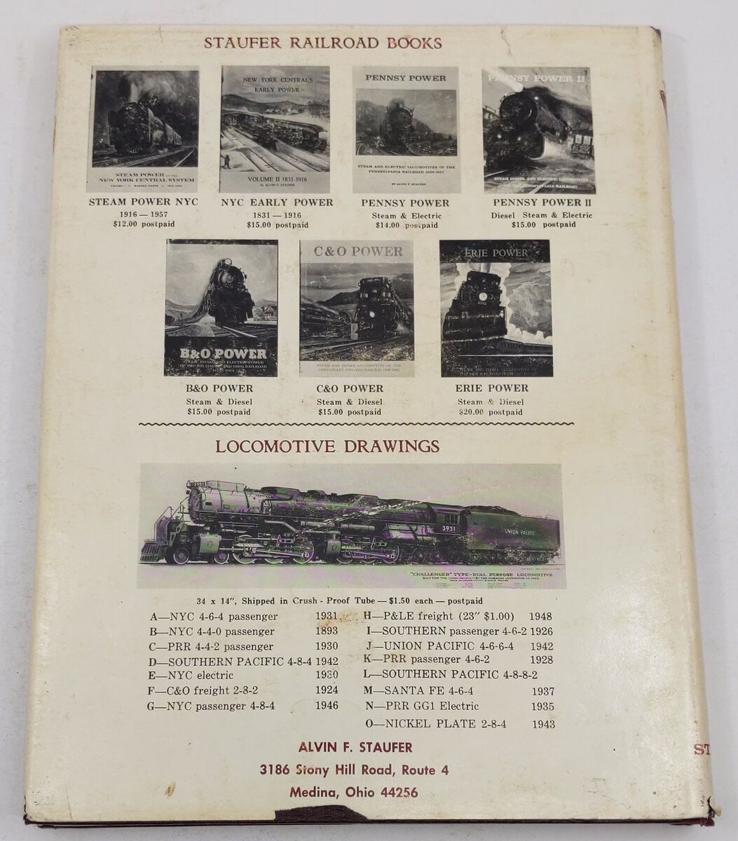Pennsy Power Hardcover Book By Alvin F. Staufer