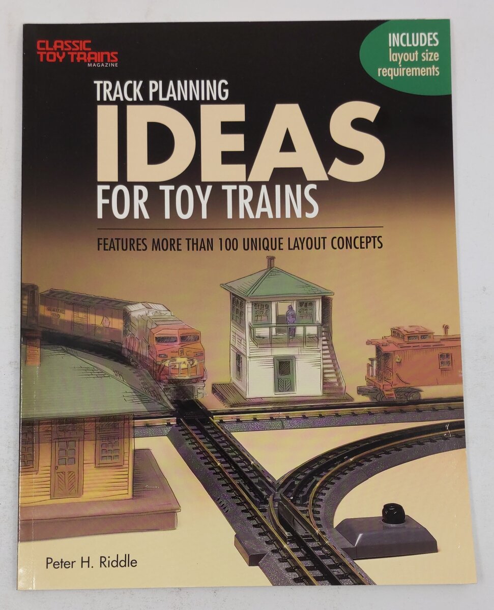 Track Planning Ideas for Toy Trains Paperback Book Peter H. Riddle, Gay Riddlle EX