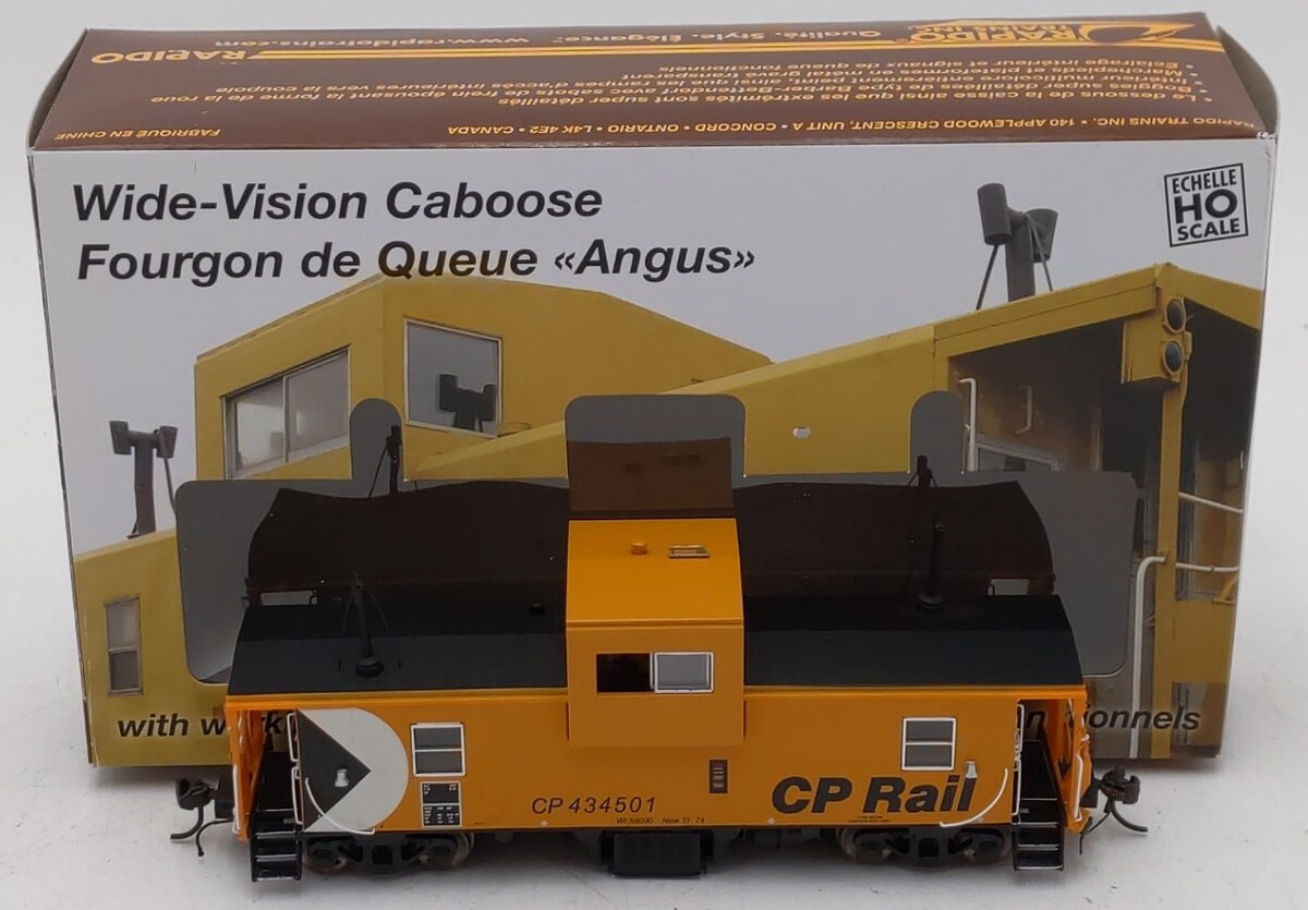 Rapido Trains 110005 HO Canadian Pacific Wide-Vision Caboose #434501