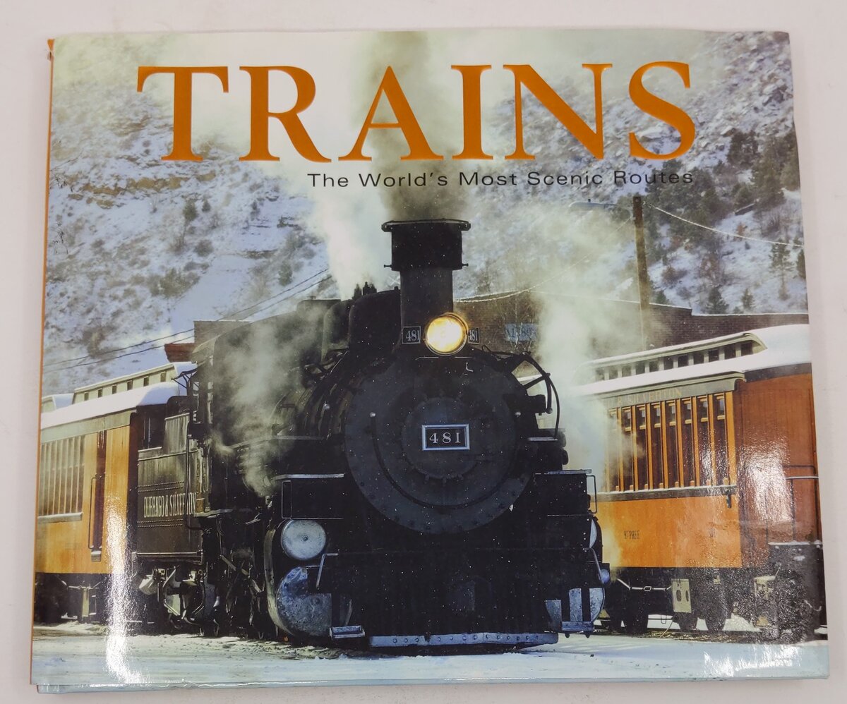 Trains: The World's Most Scenic Routes Hardcover Book Publications International VG