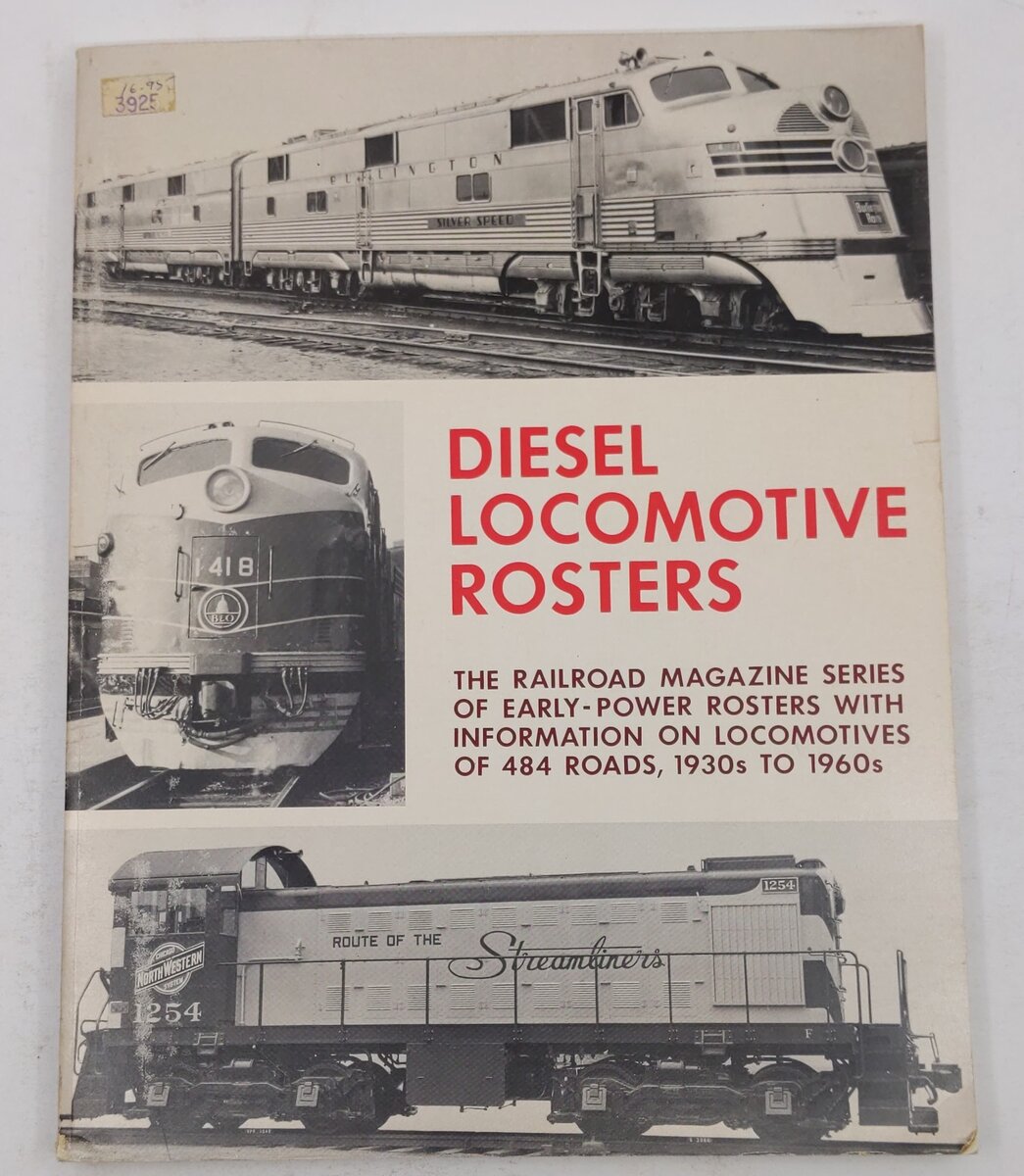 Diesel Locomotive Rosters Paperback Book By Sy Reich VG