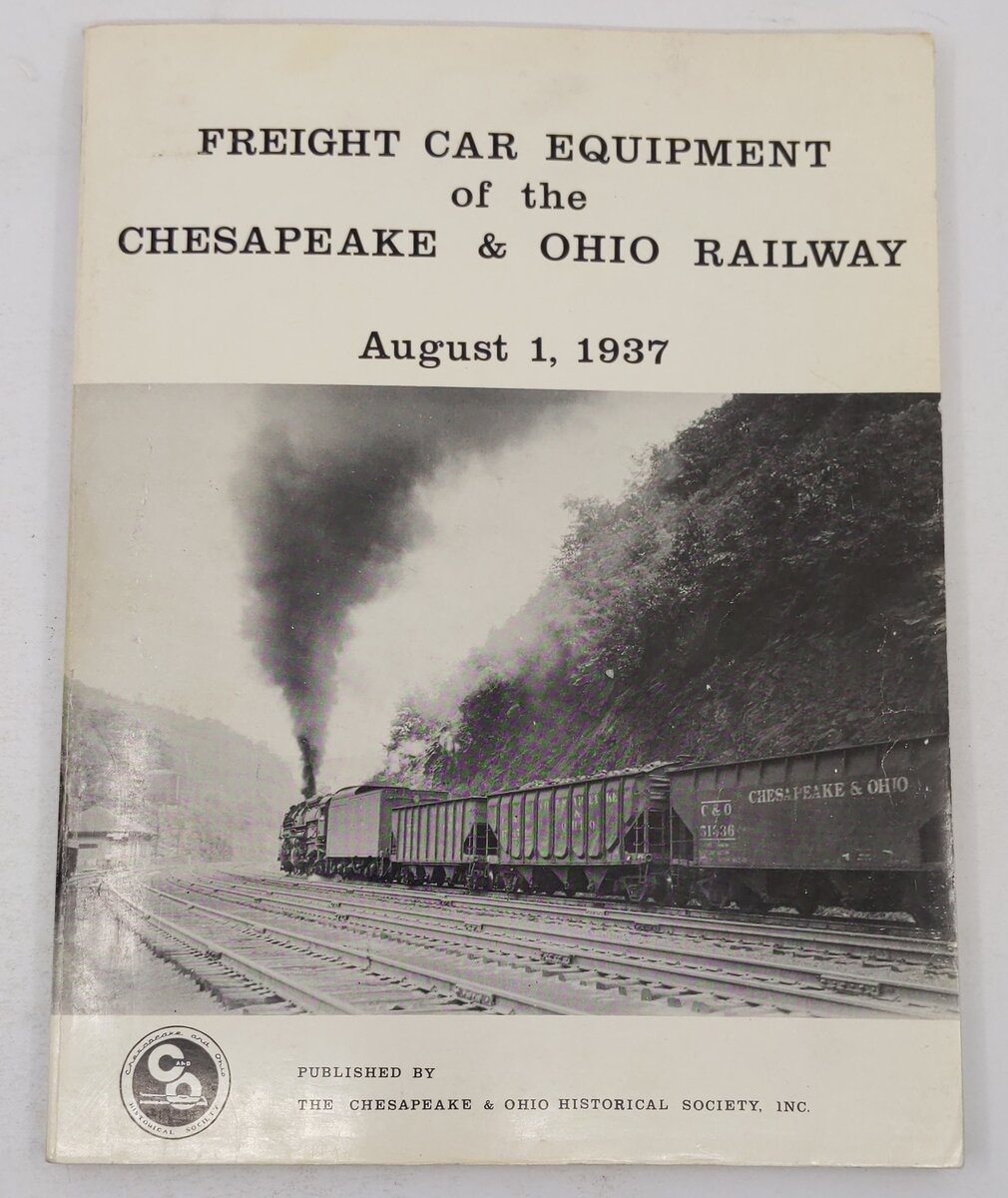 Freight car equipment of the Chesapeake & Ohio Railway Company Paperback Book VG