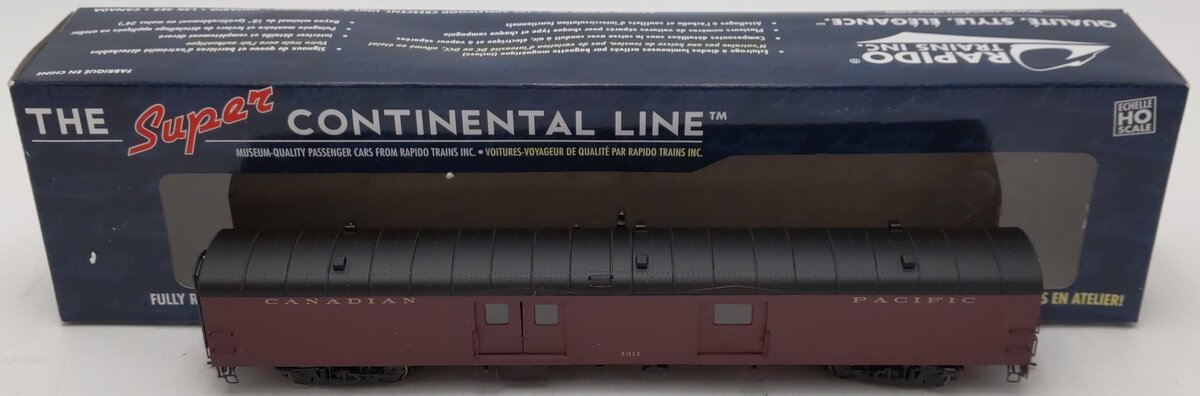 Rapido Trains 106191 HO Canadian Pacific Baggage Express Car #4311