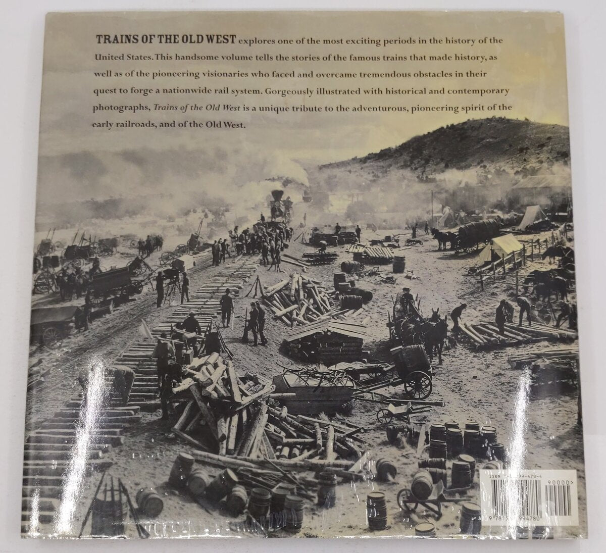 Trains of the Old West Hardcover Book By Brian Solomon EX