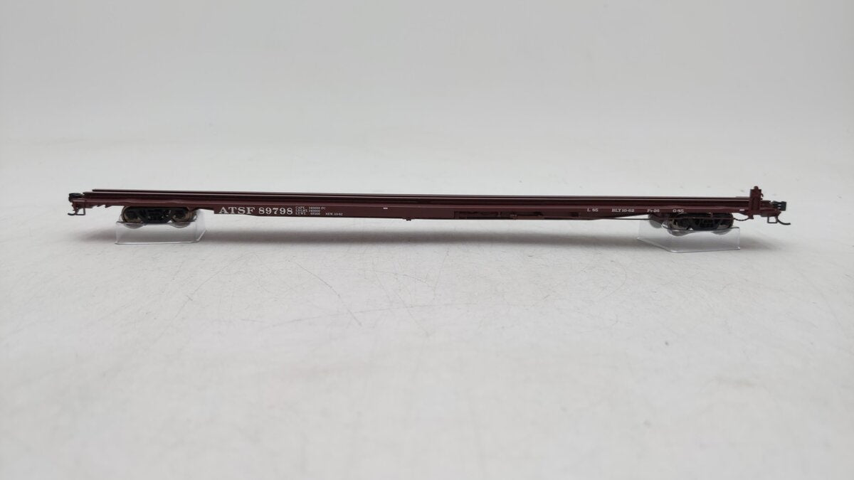 Walthers 910-5480 HO Santa Fe 85' General America G85 Flatcar #89798