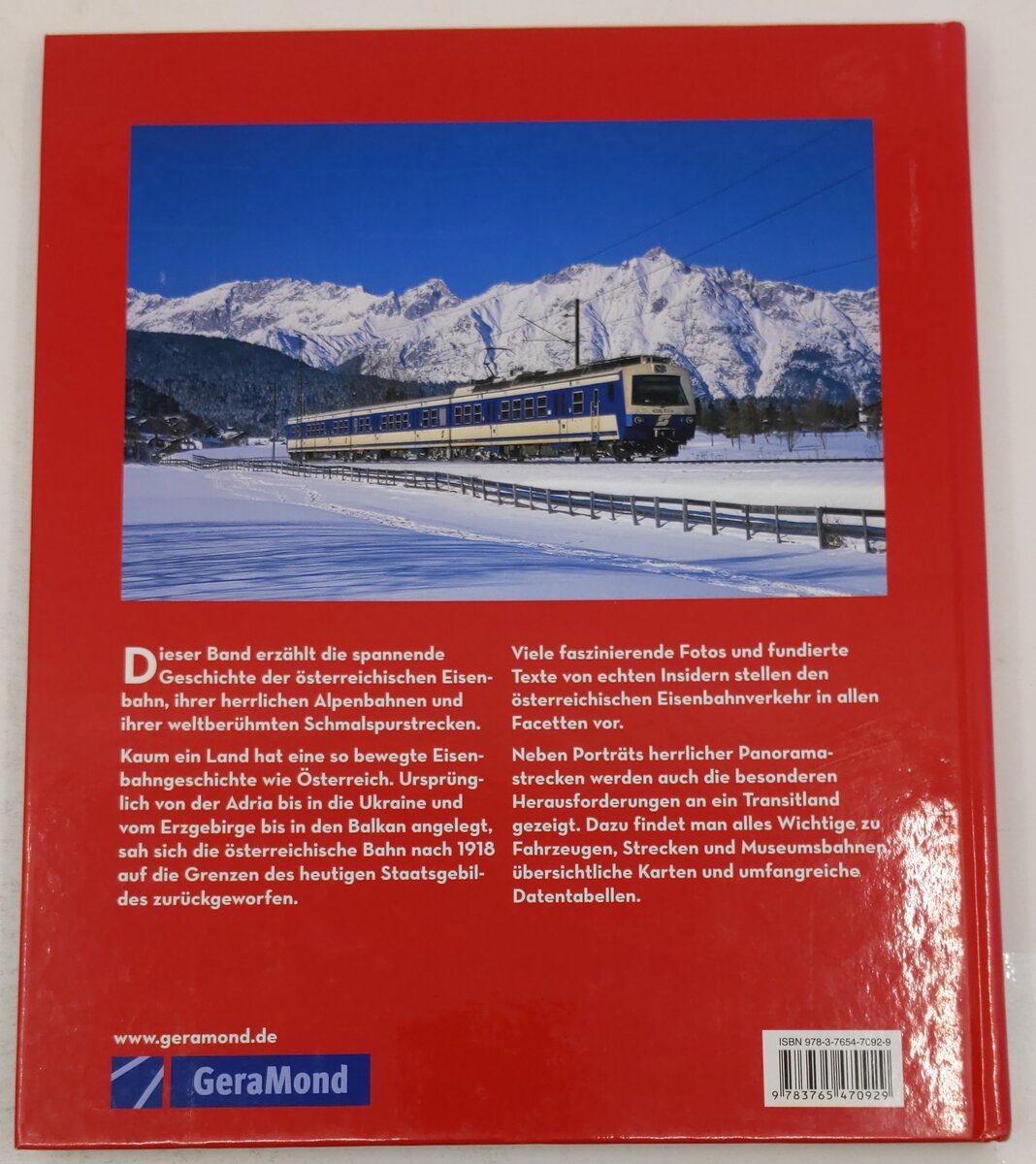 Die Eisenbahn in Österreich Hardcover Book By Klaus J. Vetter EX