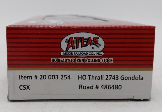 Atlas 20003254 HO CSX Thrall 2743 Covered Gondola #486480