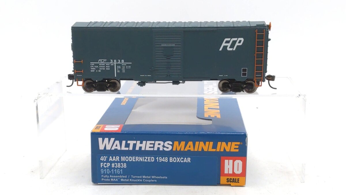Walthers 910-1161 HO Scale Ferrocarril del Pacifico 40' AAR Box Car #3838