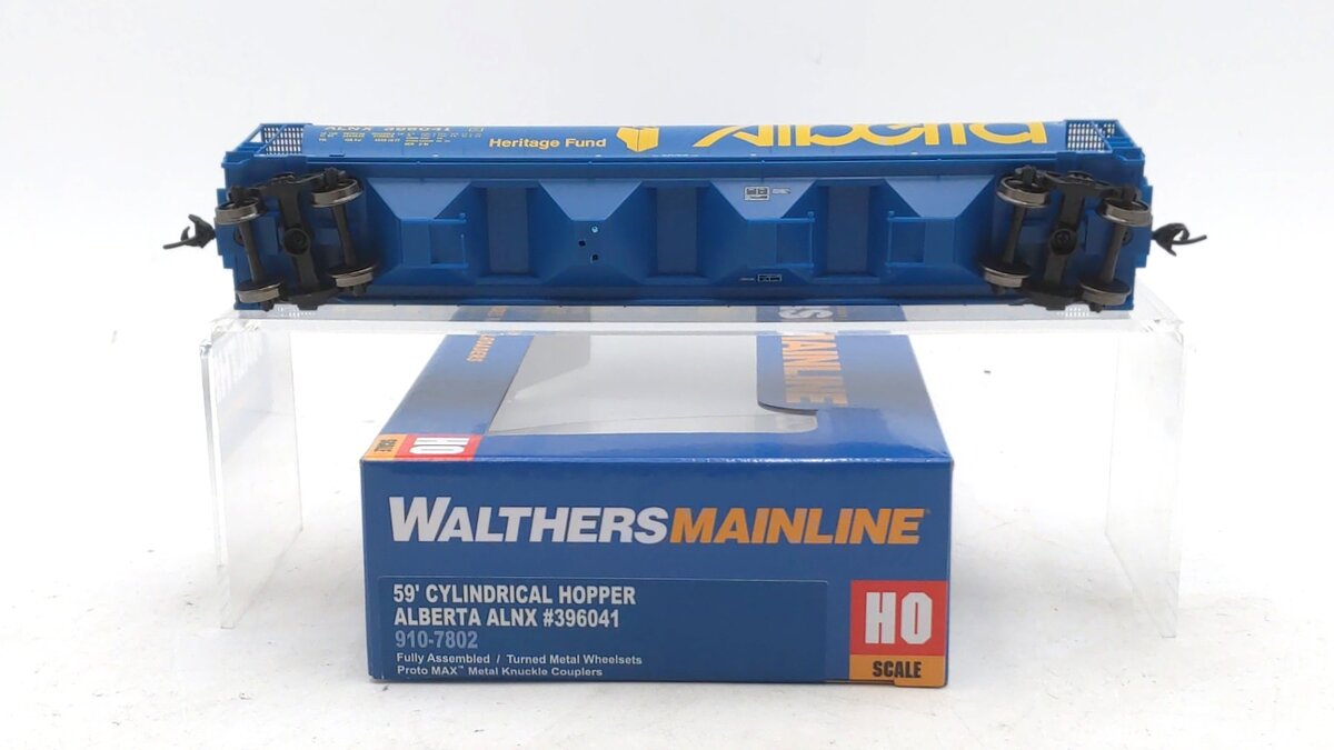 Walthers 910-7802 HO Alberta ALNX 59' Cylindrical Hopper #396041