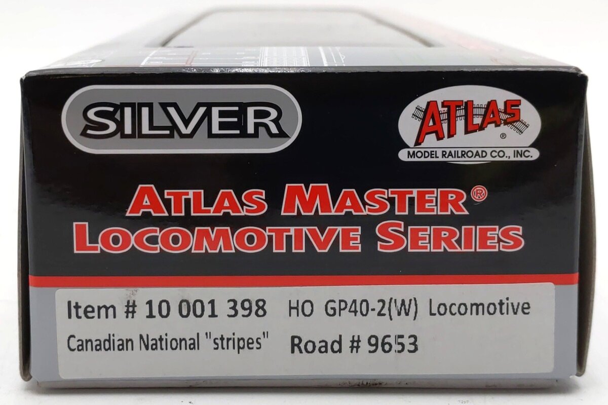 Atlas 10001398 HO Canadian National GMD GP40-2W CN Early Version Diesel #9653