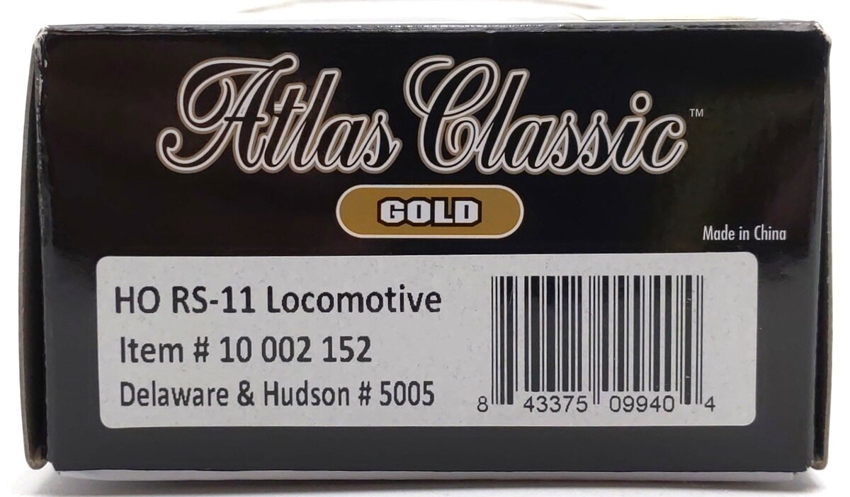 Atlas 10002152 HO Scale Delaware & Hudson RS-11 Diesel Engine #5005 w/ DCC & Snd