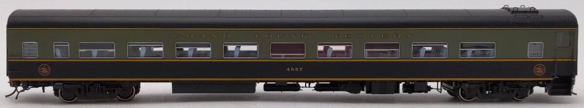Rapido Trains 100303 HO Grand Trunk Western CC&F Lightweight Coach #4887