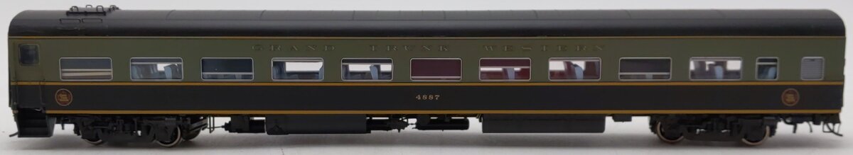 Rapido Trains 100303 HO Grand Trunk Western CC&F Lightweight Coach #4887
