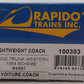 Rapido Trains 100303 HO Grand Trunk Western CC&F Lightweight Coach #4887