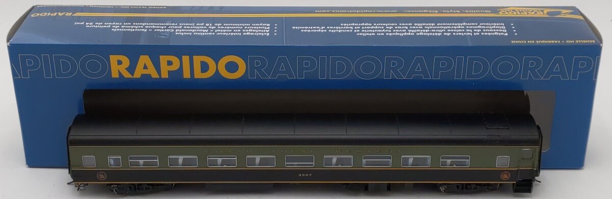 Rapido Trains 100303 HO Grand Trunk Western CC&F Lightweight Coach #4887