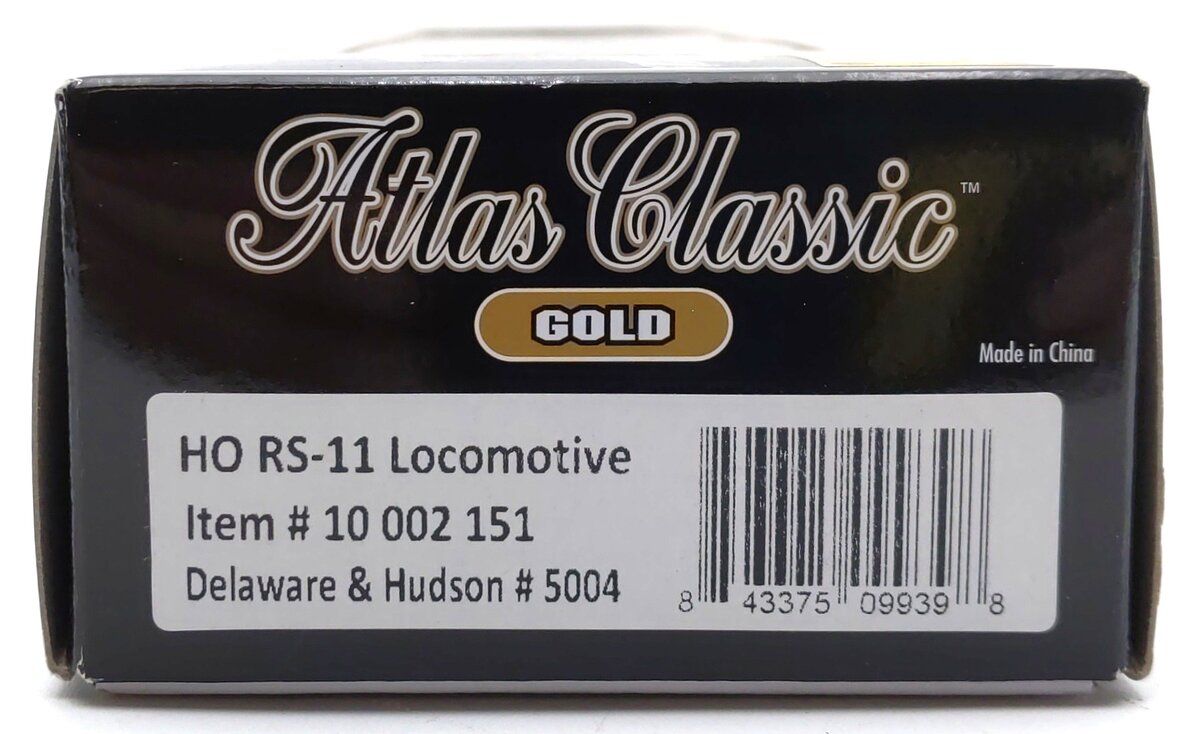 Atlas 10002151 HO Scale Delaware & Hudson RS-11 Diesel Engine #5004 w/ DCC & Snd
