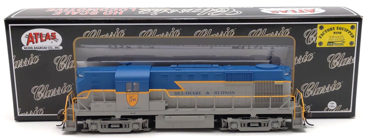 Atlas 10002151 HO Scale Delaware & Hudson RS-11 Diesel Engine #5004 w/ DCC & Snd