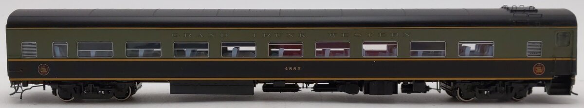 Rapido Trains 100301 HO Grand Trunk Western CC&F Lightweight Coach #4885