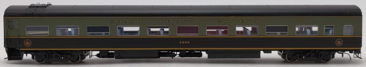Rapido Trains 100301 HO Grand Trunk Western CC&F Lightweight Coach #4885
