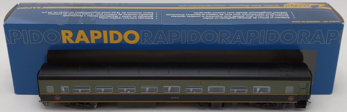 Rapido Trains 100302 HO Grand Trunk Western CC&F Lightweight Coach #4886