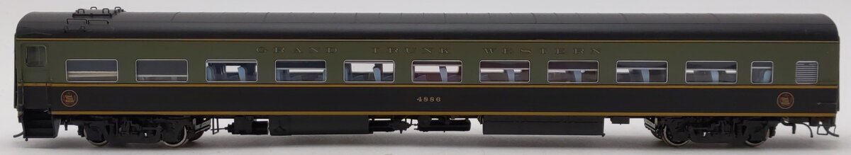 Rapido Trains 100302 HO Grand Trunk Western CC&F Lightweight Coach #4886