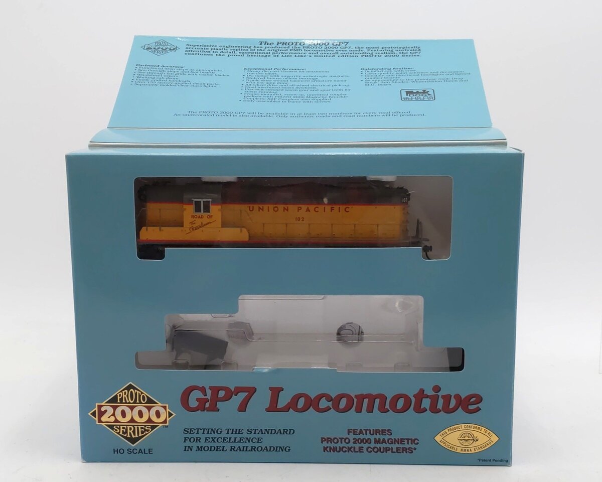 Proto 2000 23045 HO Union Pacific GP-7 Phase II Diesel Locomotive #102 w/DCC EX/Box