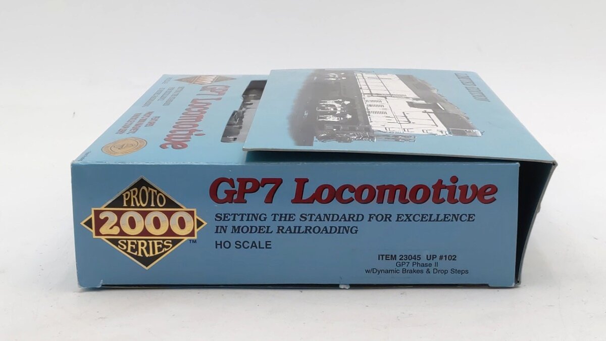 Proto 2000 23045 HO Union Pacific GP-7 Phase II Diesel Locomotive #102 w/DCC EX/Box