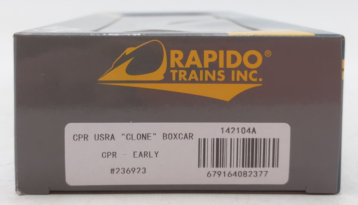 Rapido Trains 142104A HO Canadian Pacific Late USRA CPR Clone Boxcar #236923