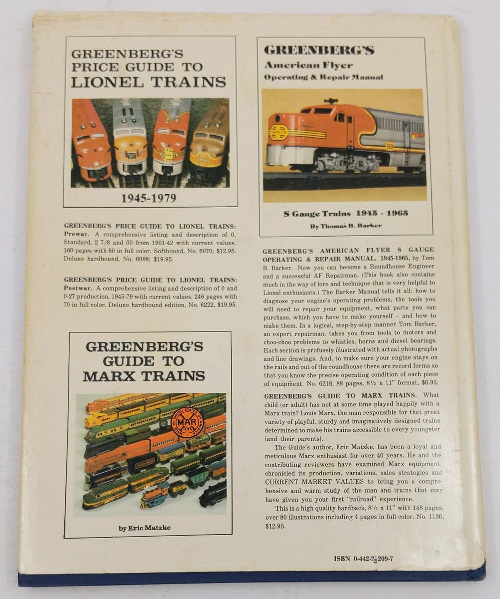 Greenberg's price guide, American Flyer S Gauge Hardcover Book