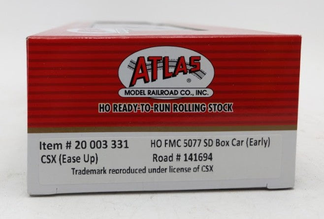Atlas 20003331 HO CSX FMC 5077 Single Door Boxcar Early Version #141694