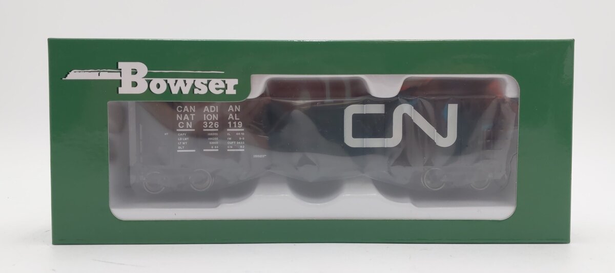 Bowser 42870 HO Scale Canadian National 100ton Hopper #326119