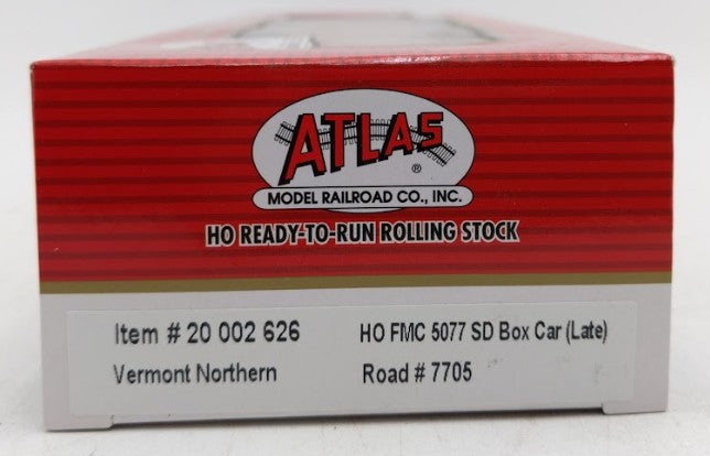 Atlas 20002626 HO Scale Vermont Northern FMC SD Boxcar #7705