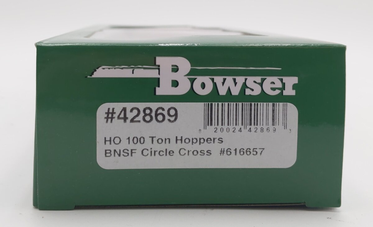 Bowser 42869 HO BNSF 100-Ton 3-Bay Open Hopper Ready-To-Run #616657