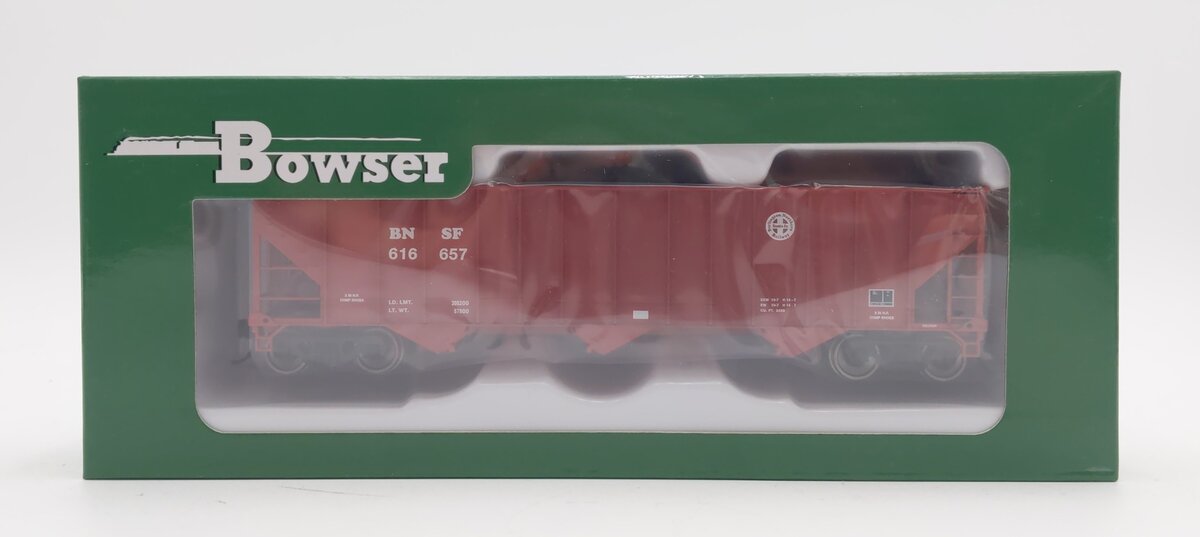 Bowser 42869 HO BNSF 100-Ton 3-Bay Open Hopper Ready-To-Run #616657