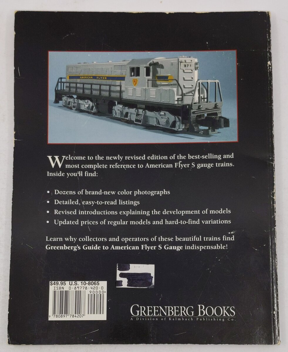 Greenberg's American Flyer S Gauge Vol.1 Paperback Book By Joe Deger
