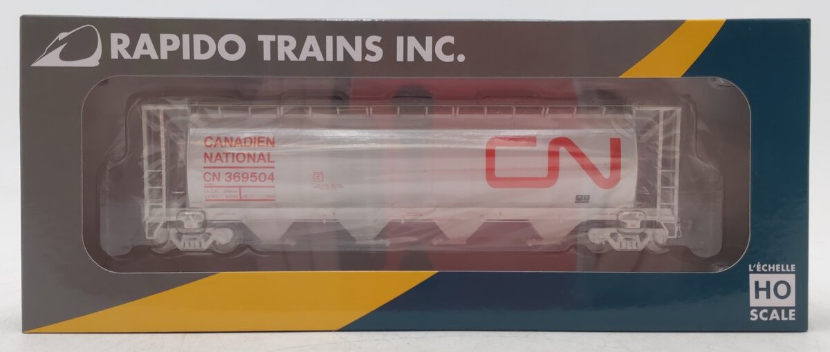 Rapido Trains 127024A HO Canadian National 3800 Cu. Ft. Covered Hopper #369504