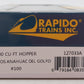 Rapido Trains 127033A HO Scale ANGXX 3800 Cu. Ft. Covered Hopper #100