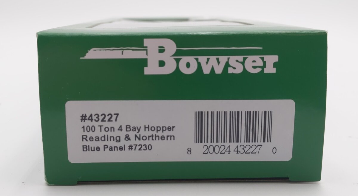 Bowser 43227 HO Reading & Northern H-43 100 Ton Hopper Car #7230