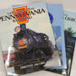 The Illustrated History of the American Railroad Hardcover Book VG