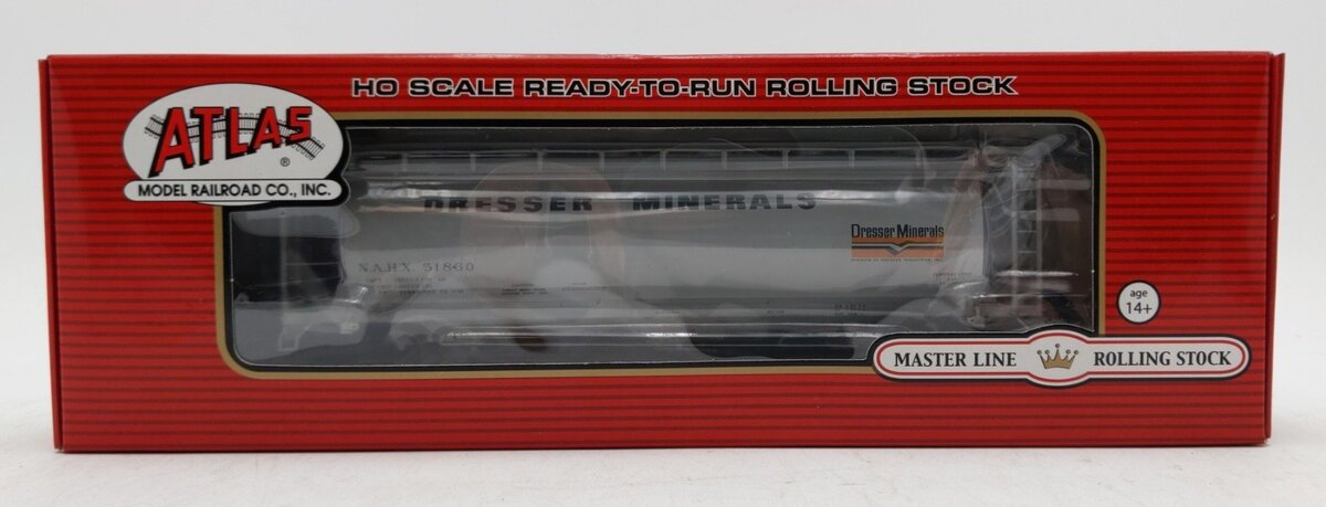 Atlas 20001877 HO Dresser Minerals (NAHX) 3-Bay Cylindrical Hopper #51860