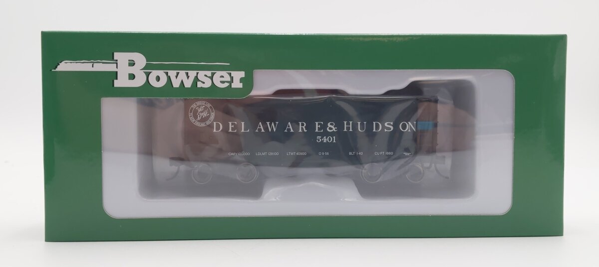 Bowser 43076 HO Delaware & Hudson 55 Ton Fishbelly Hopper Car # 5401 Blt 1-40