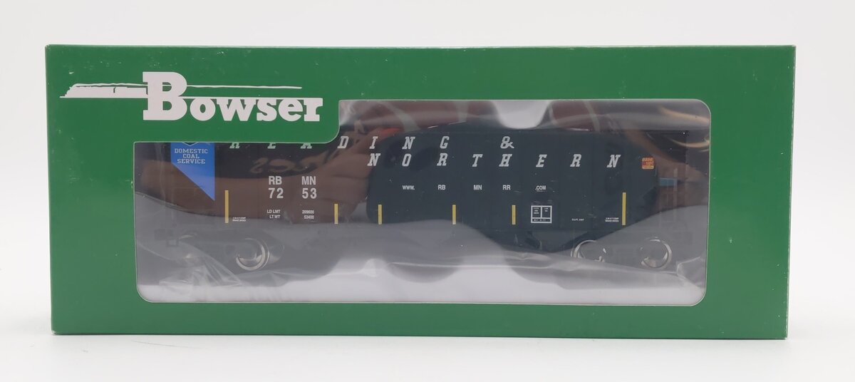 Bowser 43229 HO Reading & Northern H-43 100 Ton Hopper Car #7253