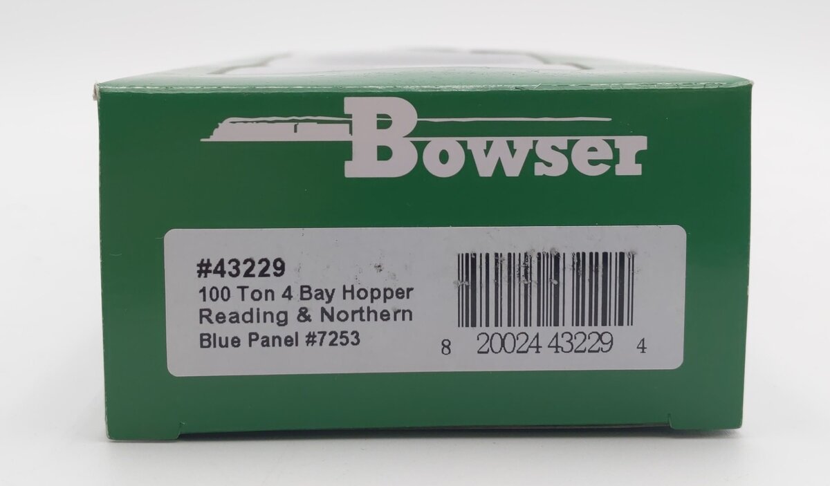 Bowser 43229 HO Reading & Northern H-43 100 Ton Hopper Car #7253