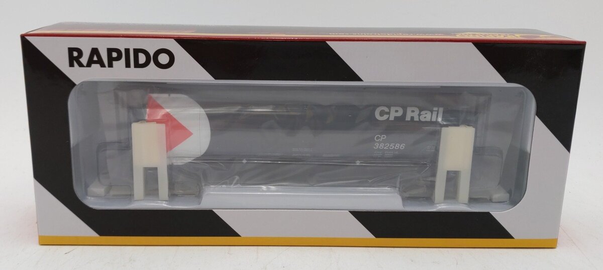 Rapido Trains 127008-4 HO Scale CP Rail 3800 Cu. Ft. 4-Bay Hopper #382586