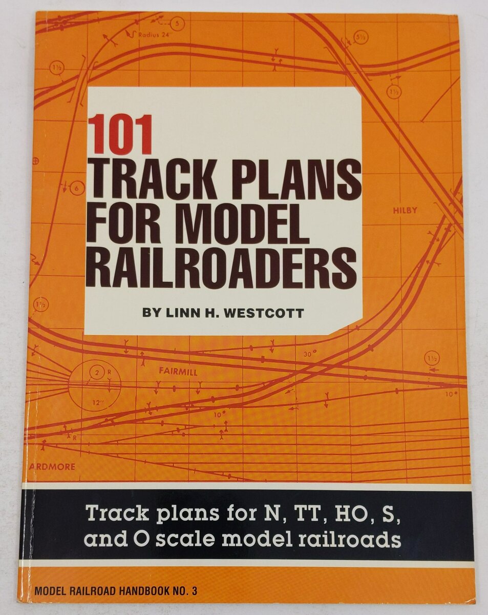 101 Track Plans for Model Railroaders Paperback Book By Linn Westcott EX